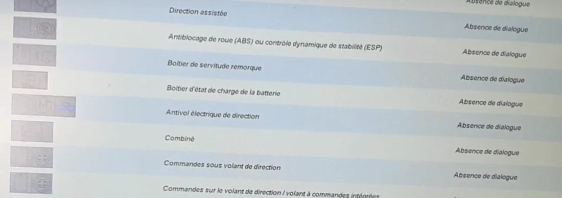 Comment régler le problème d'abscence de dialogue ?