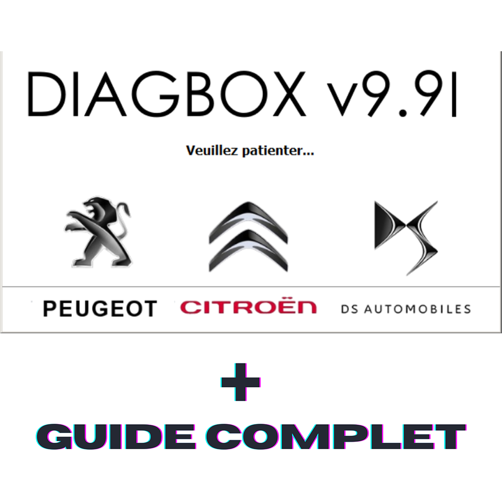 Logiciel DiagBox 9.91 + Guide Complet