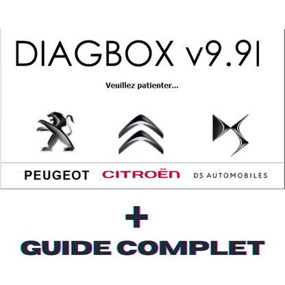 Logiciel Diagbox 9.91 + Guide complet