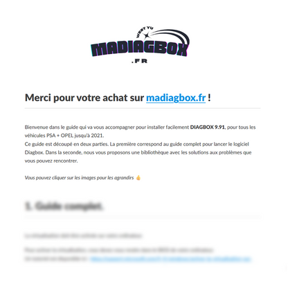 Logiciel Diagbox 9.91 + Guide complet